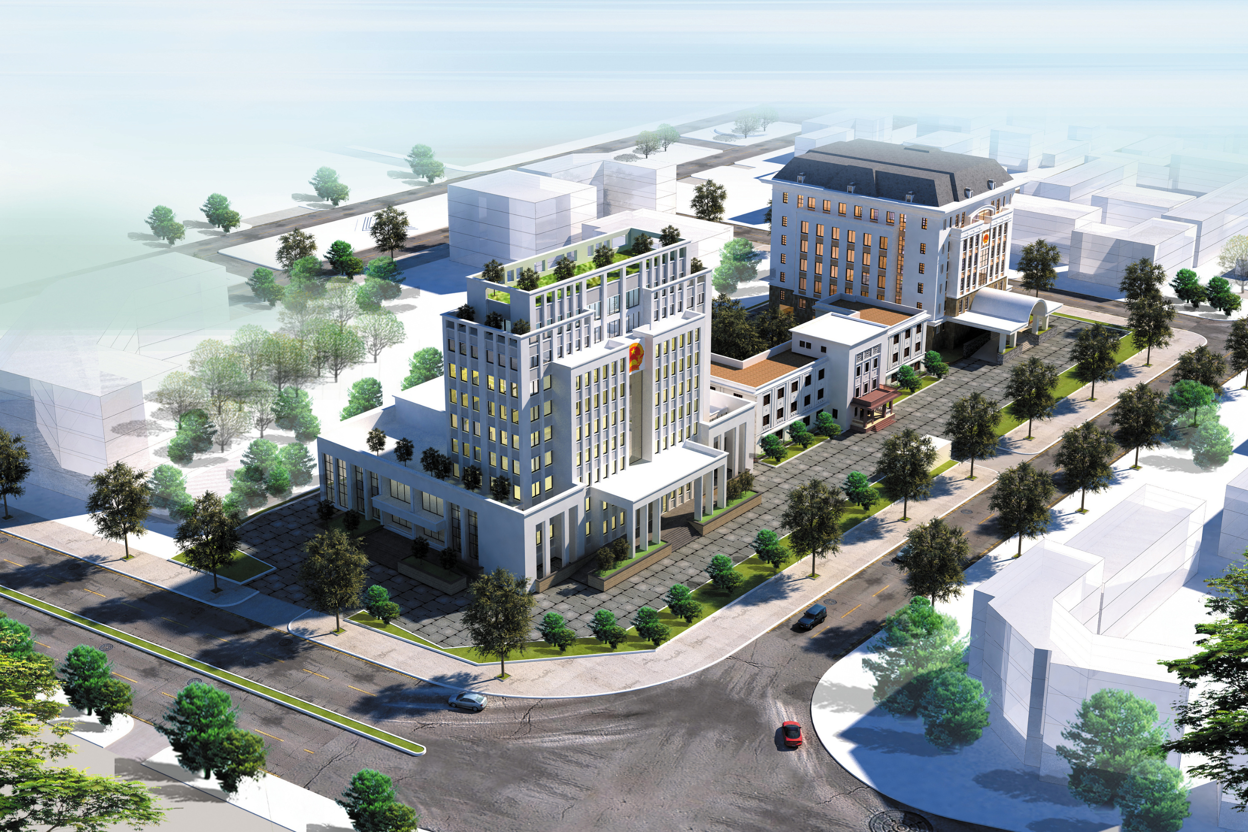 Nhà đa năng UBND tỉnh thái nguyên