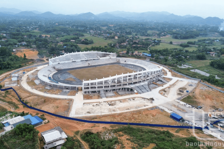 Thái Nguyên sắp hoàn thành Sân vận động lớn nhất miền núi phía Bắc