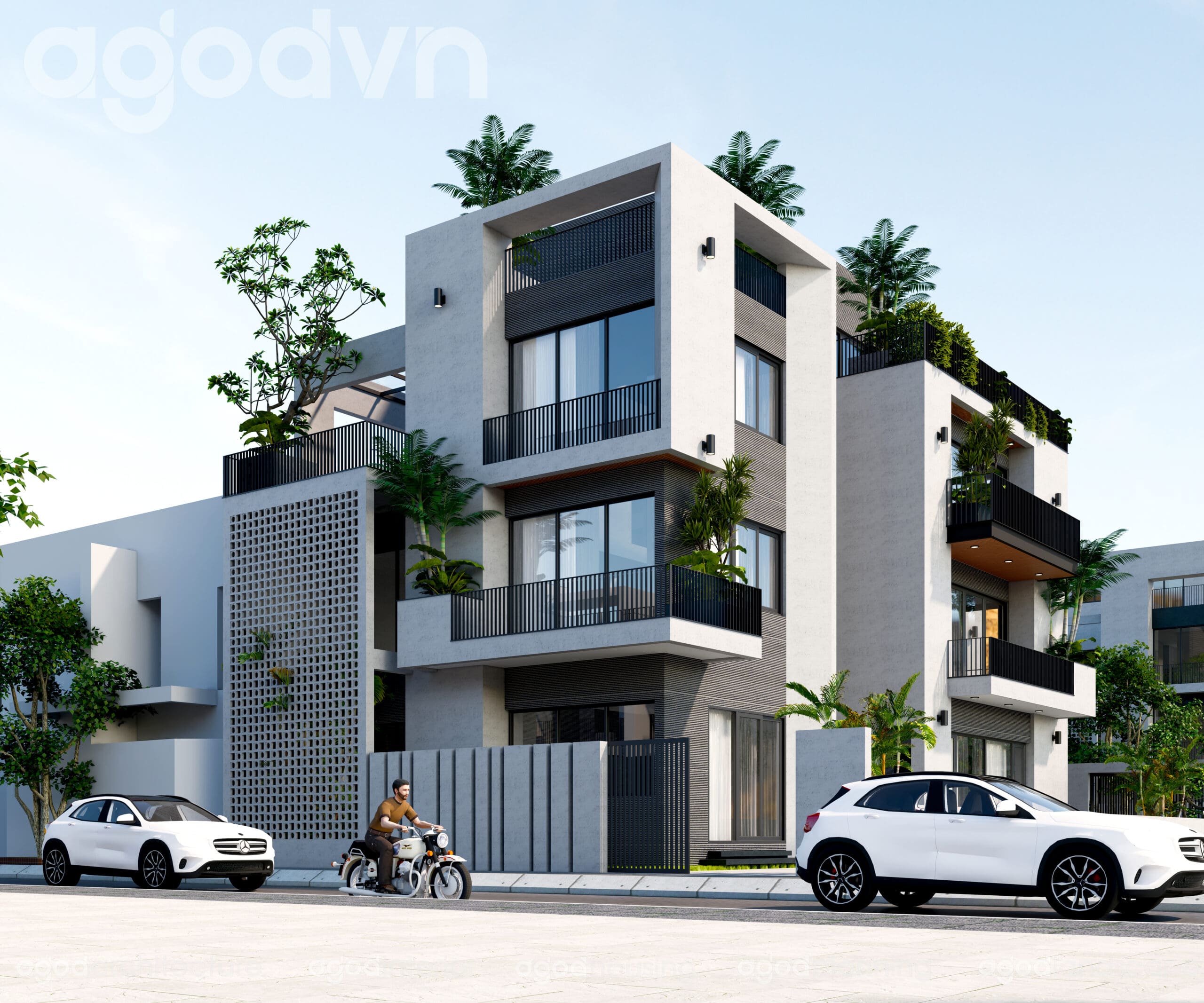 Thiết kế nhà phố tại Thái Nguyên